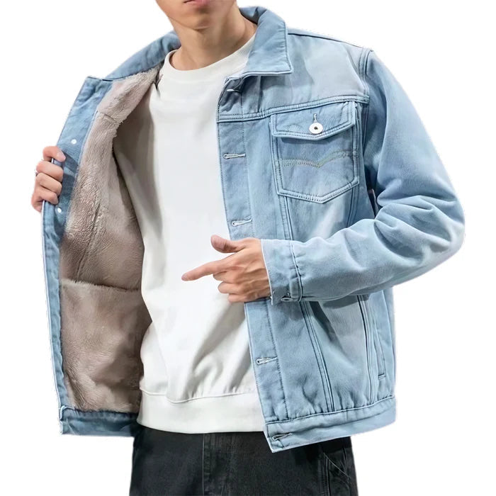 Jaqueta Masculina Jeans Acolchoado