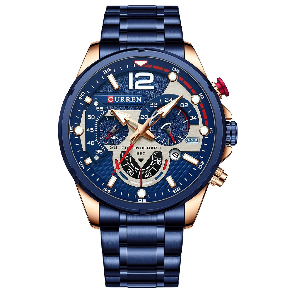 Relógio Masculino de Quartzo Curren - Valois Sport